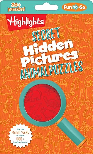 Secret Hidden Pictures® Animal Puzzles (Highlights Fun to Go)