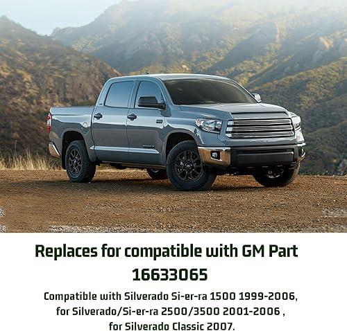 Miniatura 2 de 16633065 Parachoques de tope de puerta trasera para parachoques de goma derecho o izquierdo - Compatible con Chevy Silverado Si-er-ra Pickup