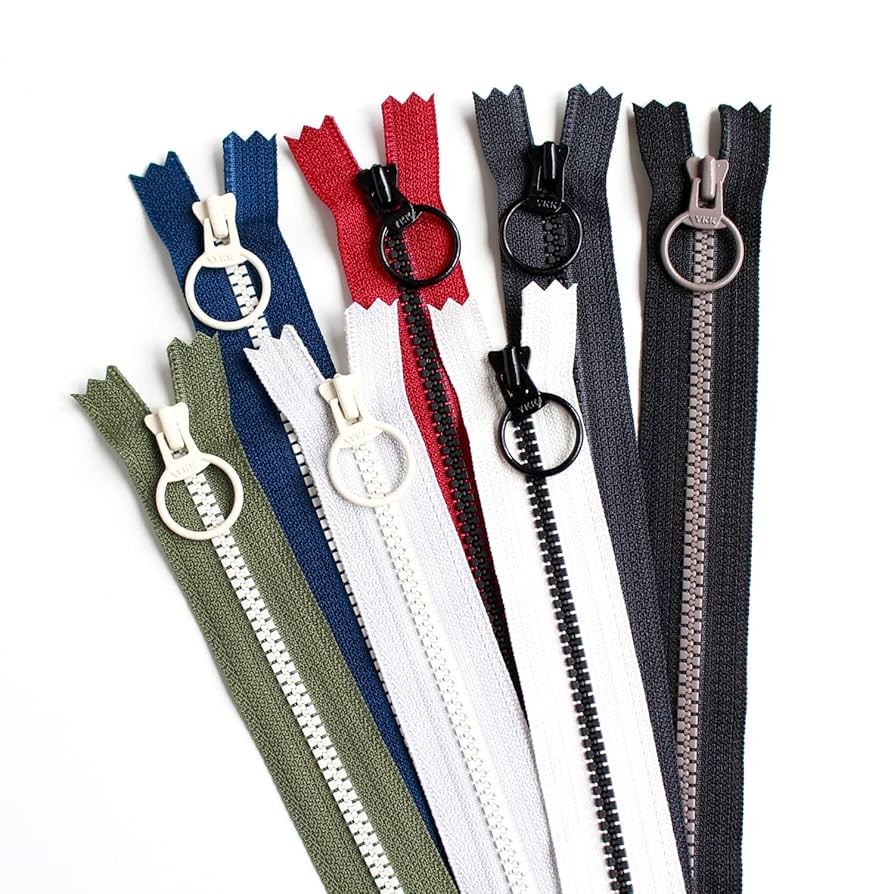 Amazon | Y.K.K コンビファスナー 30cm 7色ミックス 3VSC30-7MIX