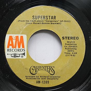CARPENTERS 45 RPM SUPERSTAR / BLESS THE BEASTS AND CHILDREN - Amazon.com  Music