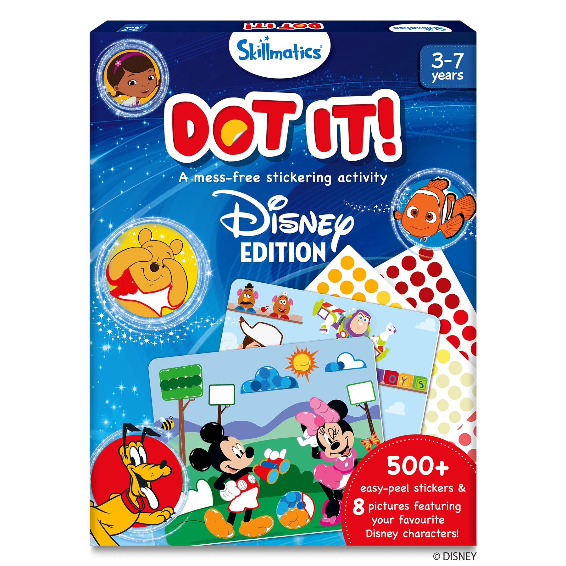 Skillmatics Paper Art Activity- Dot It Disney Edition, No Mess Sticker Art for Kids, Craft Kits, DIY Activity, Gifts for Girls & Boys Ages 3, 4, 5, 6, 7, Travel Toys for Toddlers, Multicolour (B0CQC3Y121) Amazon Price History, Amazon Price Tracker