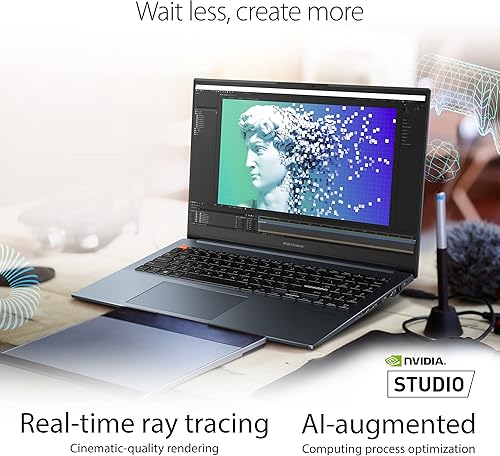 Miniatura 4 de ASUS VivoBook Pro 16 - Computadora portátil 16 pulgadas, pantalla 1610, CPU Intel Core i7-12650H, CPU NVIDIA GeForce RTX 3050 Ti, 16 GB de RAM, SSD