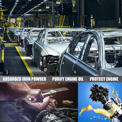 Miniatura 6 de 6 tapones de drenaje de aceite para automóvil, M12 x 1.75 de acero inoxidable resistente a prueba de fugas, repuesto 11026-01M02, con 5 juntas,