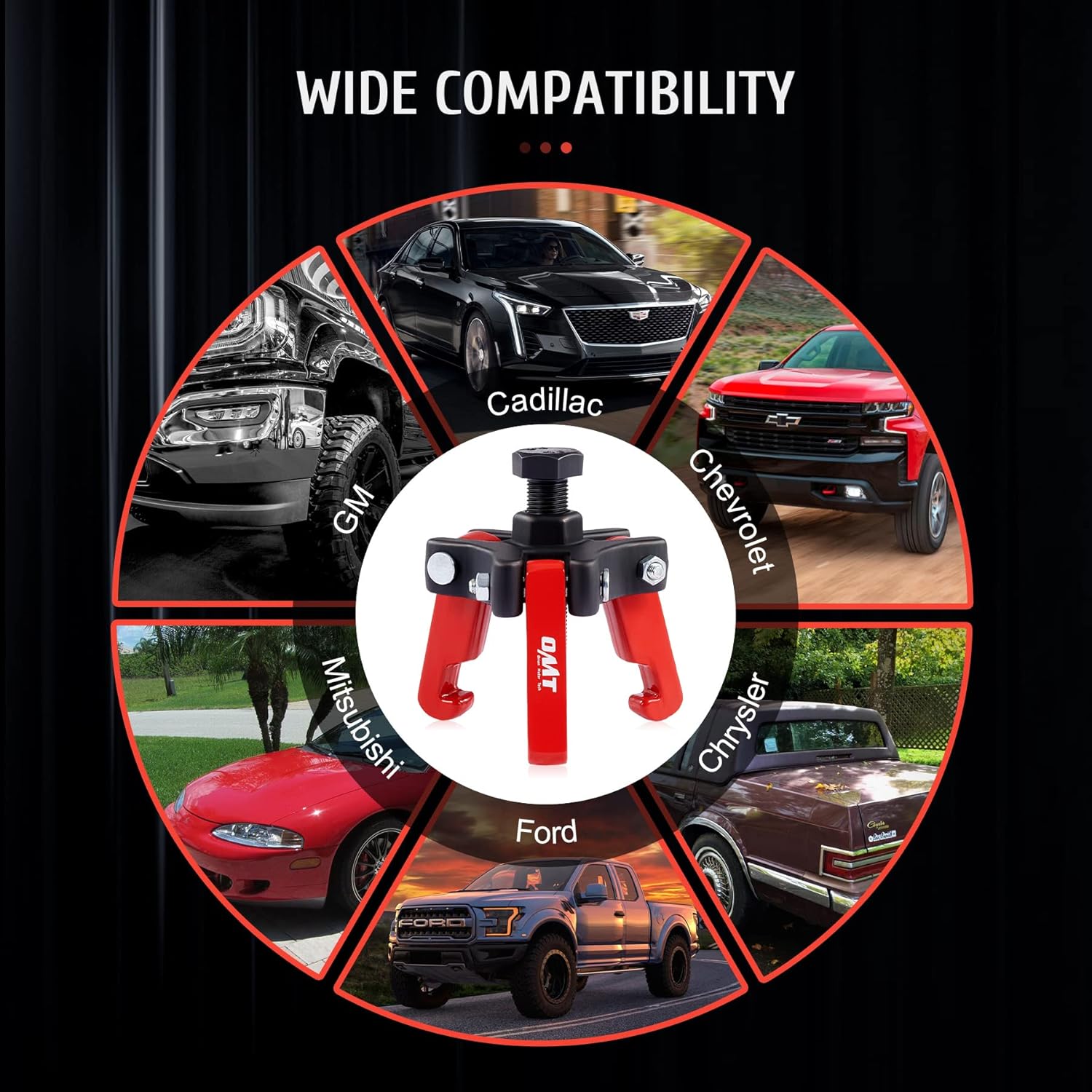 Buy Orion Motor Tech Harmonic Balancer Puller Kit, Adjustable 3Jaw Puller Set for Removing