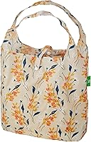 Vista 25 de ECO CHIC Bolsas plegables reutilizables para comestibles, bolsa de compras ligera, reciclada y reutilizable, bolsa plegable impermeable