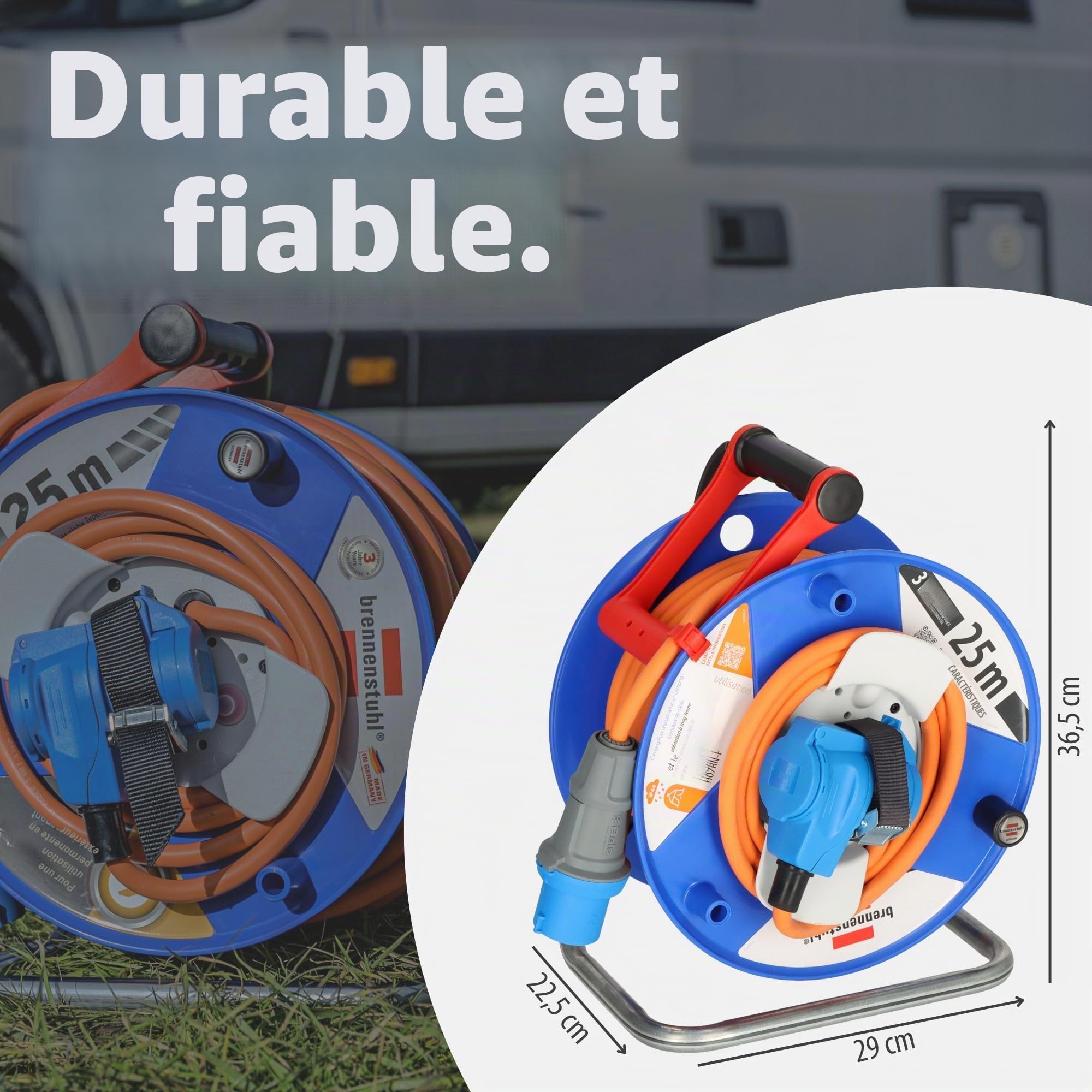 Brennenstuhl 1182470100 Strom Verl?ngerungskabel 16 A Orange 25.00 M (1182470100)