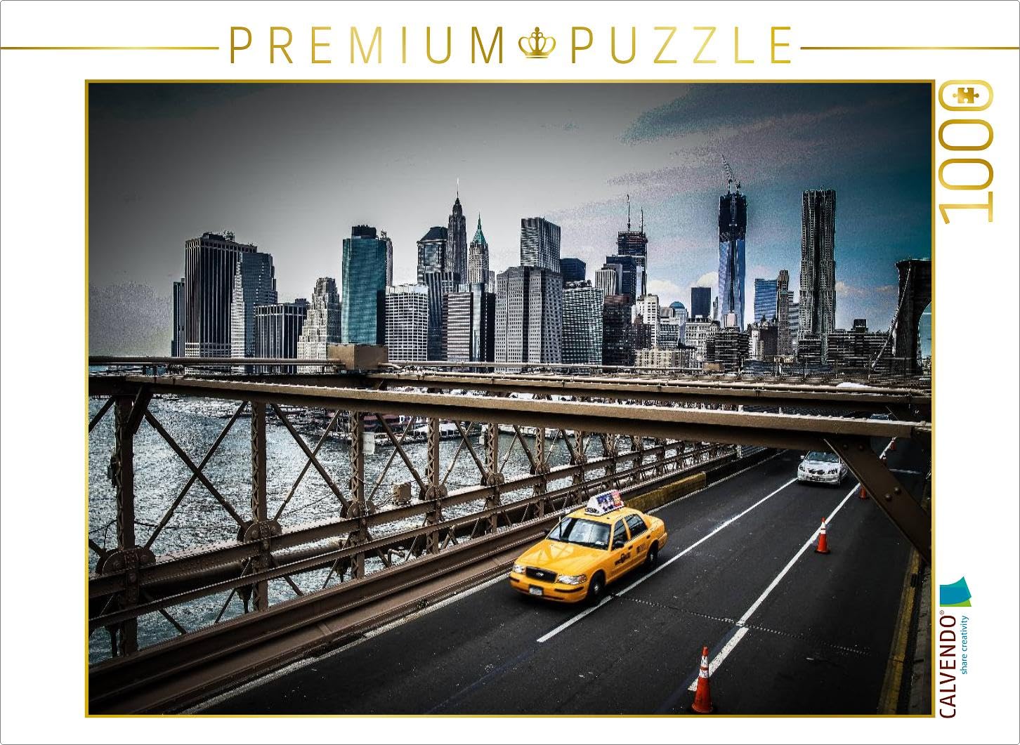 CALVENDO Puzzle Taxi de la Ville de New York 1000 Pieces 64 x 48 cm from Oliver Pinkoss