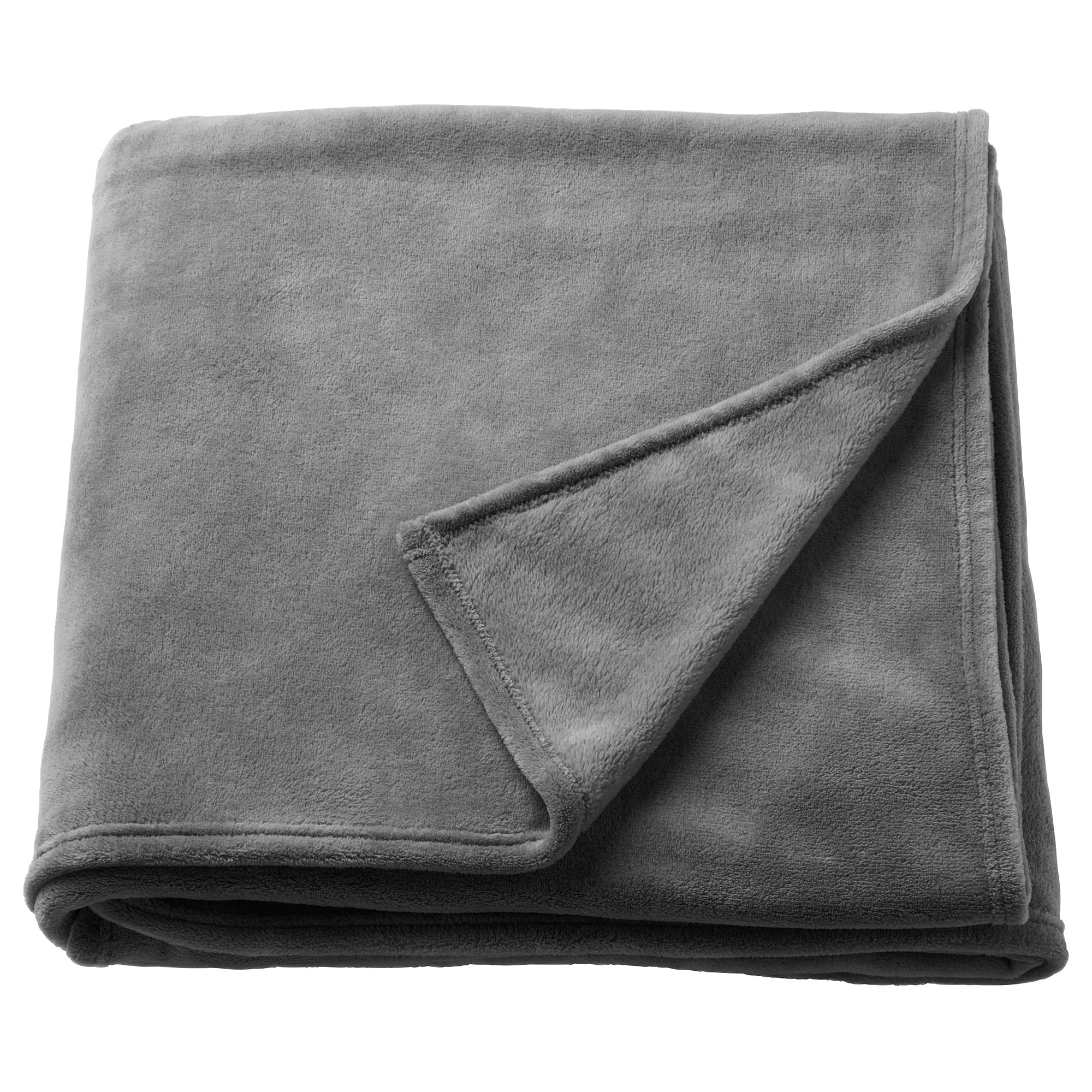 Couvre-lit gris foncé TRATTVIVA 230x250 cm pour grand lit de chambre