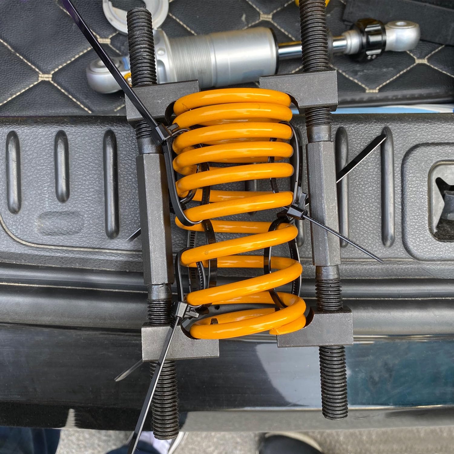 Smonta Molle Ammortizzatori, Attrezzi per Moto, Compressore Molle Ammortizzatori Attrezzatura, Comprimi Molle Ammortizzatori per Smonta e Tuning Molla e Cuscinetti Accessori, 2 Pezzi