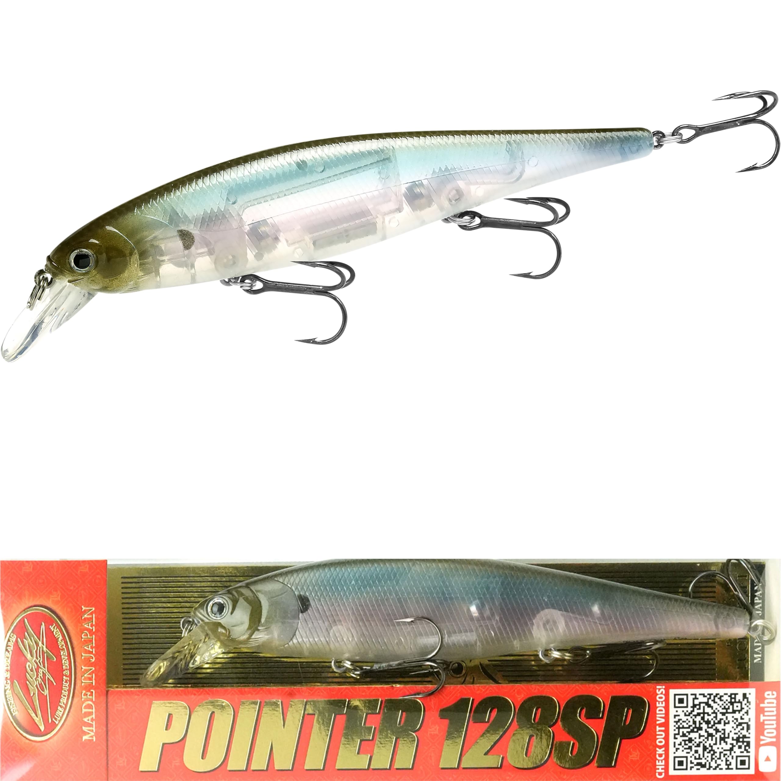 LUCKY CRAFT Pointer 128SP - Bass Fishing Jerkbait -18