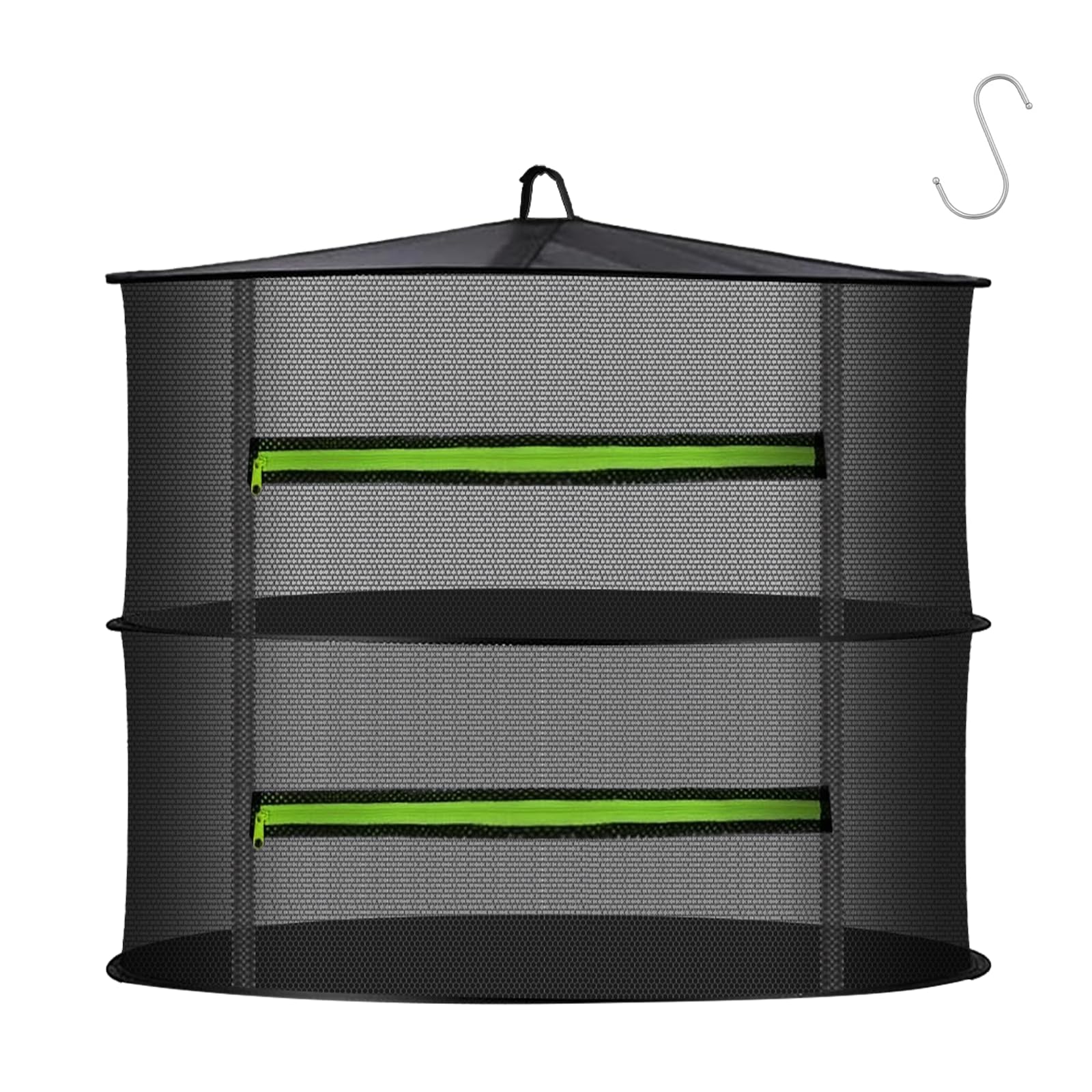 MEKOLIFE 2-Layer Herb Drying Rack Hanging, Small Mesh Dryer Net