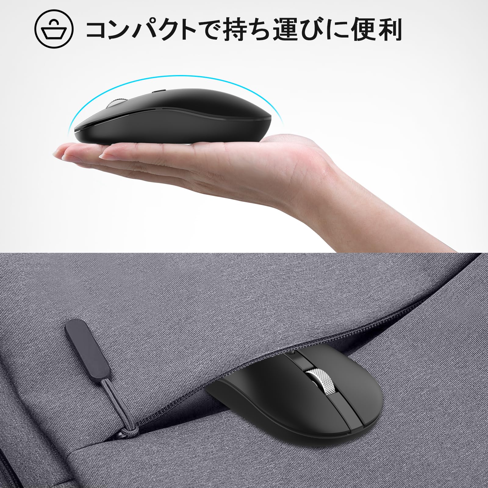Amazon | 無線マウス usb-c ノートパソコン/MacBook用マウス 瞬時接続