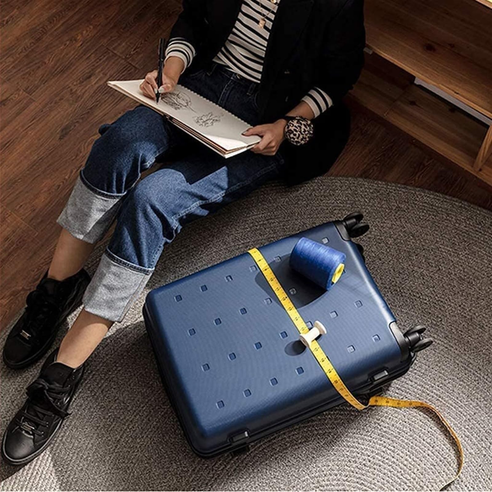 Valigia Bagaglio da Cabina Valigia Portatile Viaggio Trolley con Ruota Rigida Impermeabile per Bagagli Bagaglio a Mano(D,20inch)