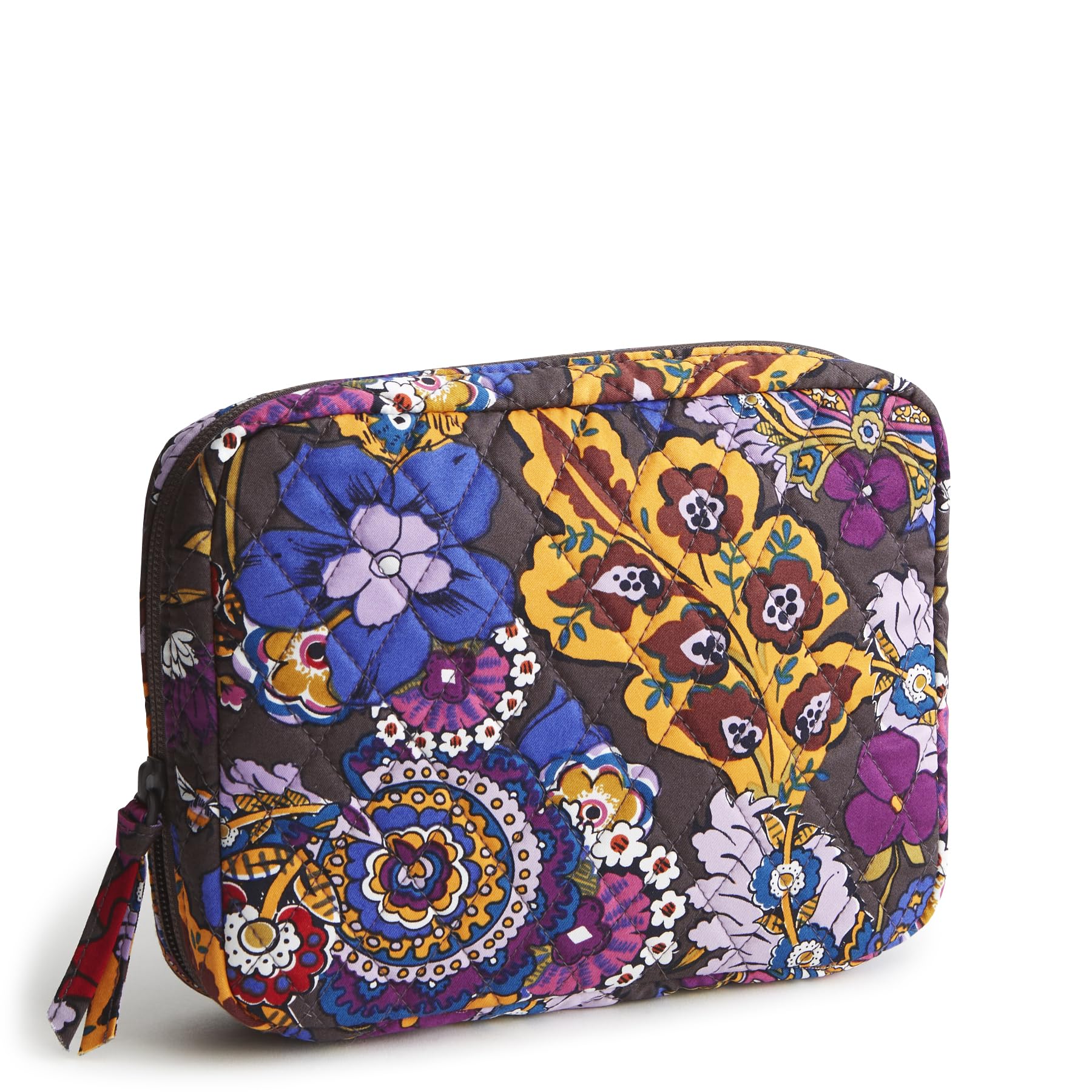 Vera Bradley Women's Premium Cotton Cord Organizer, Colorful Bouquet, One Size