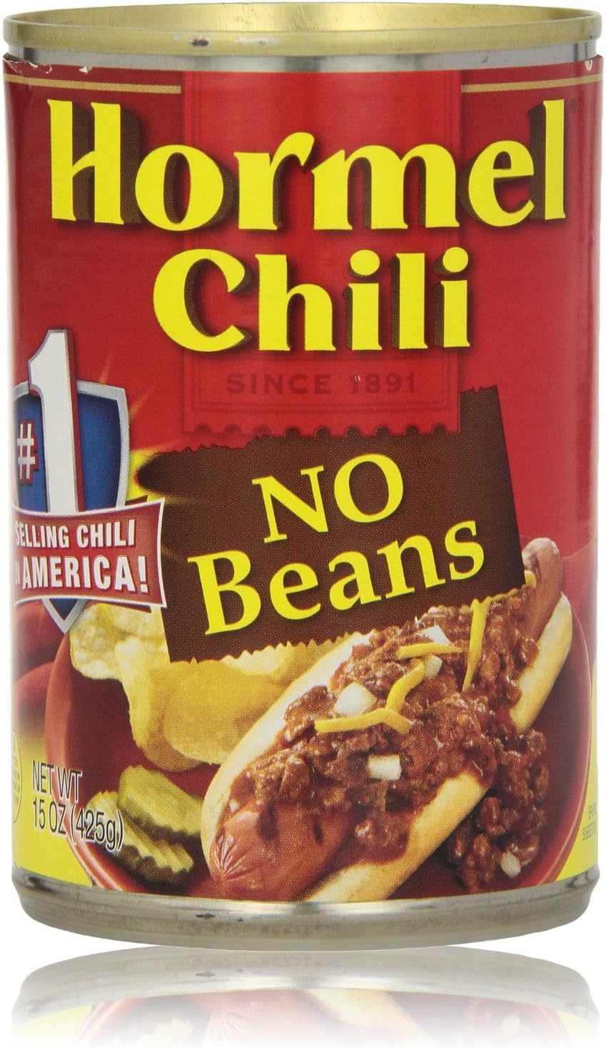 (3 Pack) Hormel Chili, No Beans, 15 Oz