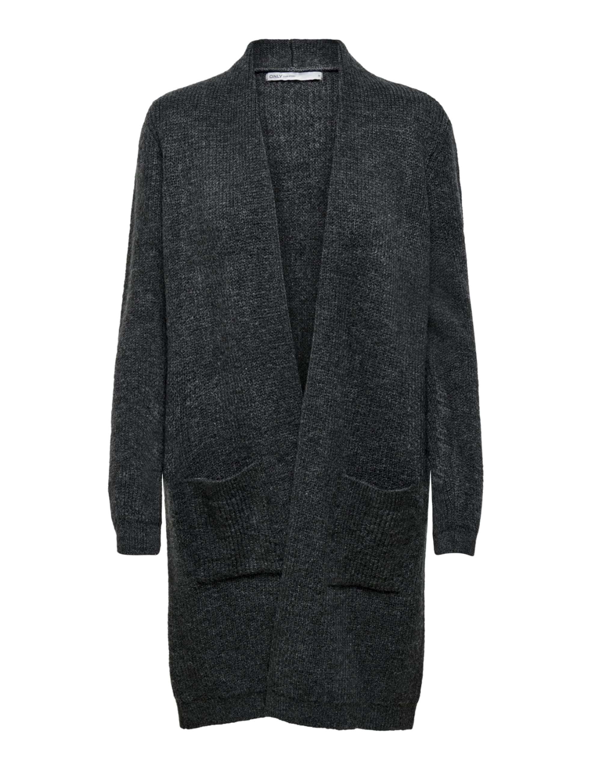 ONLY Women's Onljade L/S Cardigan KNT Noos Cardigans - - S/M Dark Grey Melange/