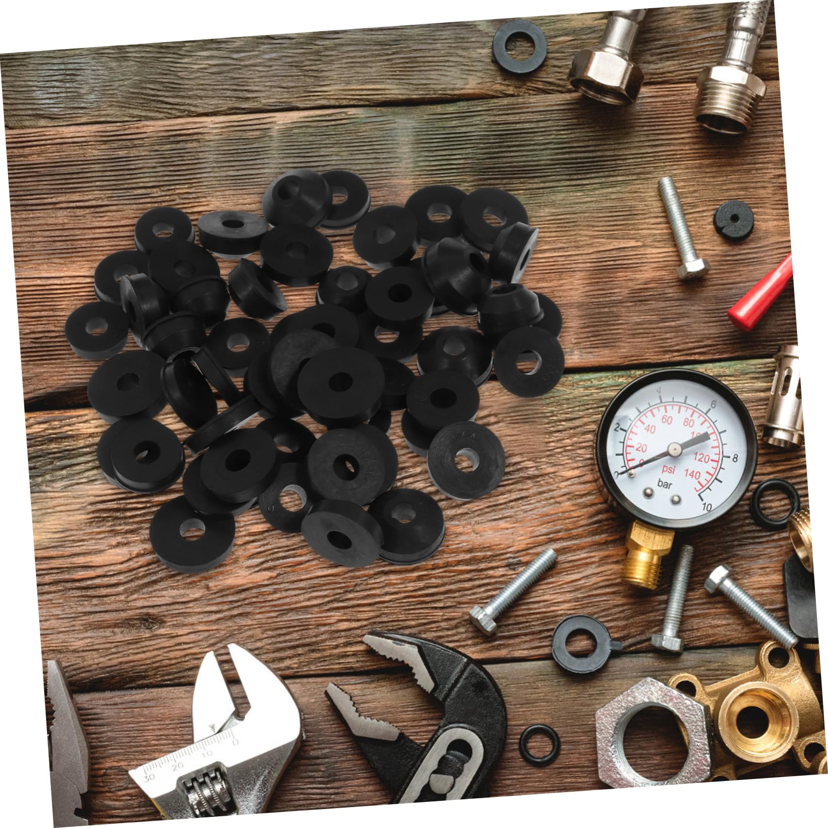 jojofuny 5sets Rondelle Per Rubinetto Gomma Kit Assortito Per Riparazione Rubinetti Facile Utilizzo Per Risolvere Perdite e