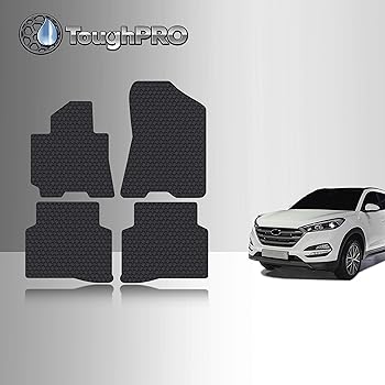 Toughpro Floor Mat Accessories Set Front Row 2nd Row Compatible With Hyundai Tucson All Weather Heavy Duty Made In Usa Black Rubber 2016 2017 2018 2019 2020 2021 Amazon Co Uk Car Motorbike