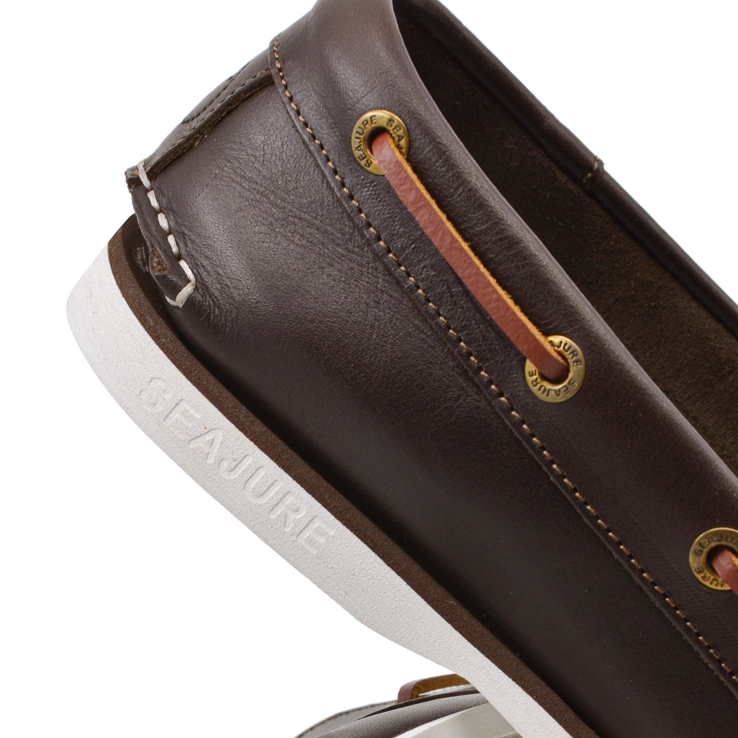 Seajure Damen Bootsschuhe Forvie Dunkelbraunes Leder