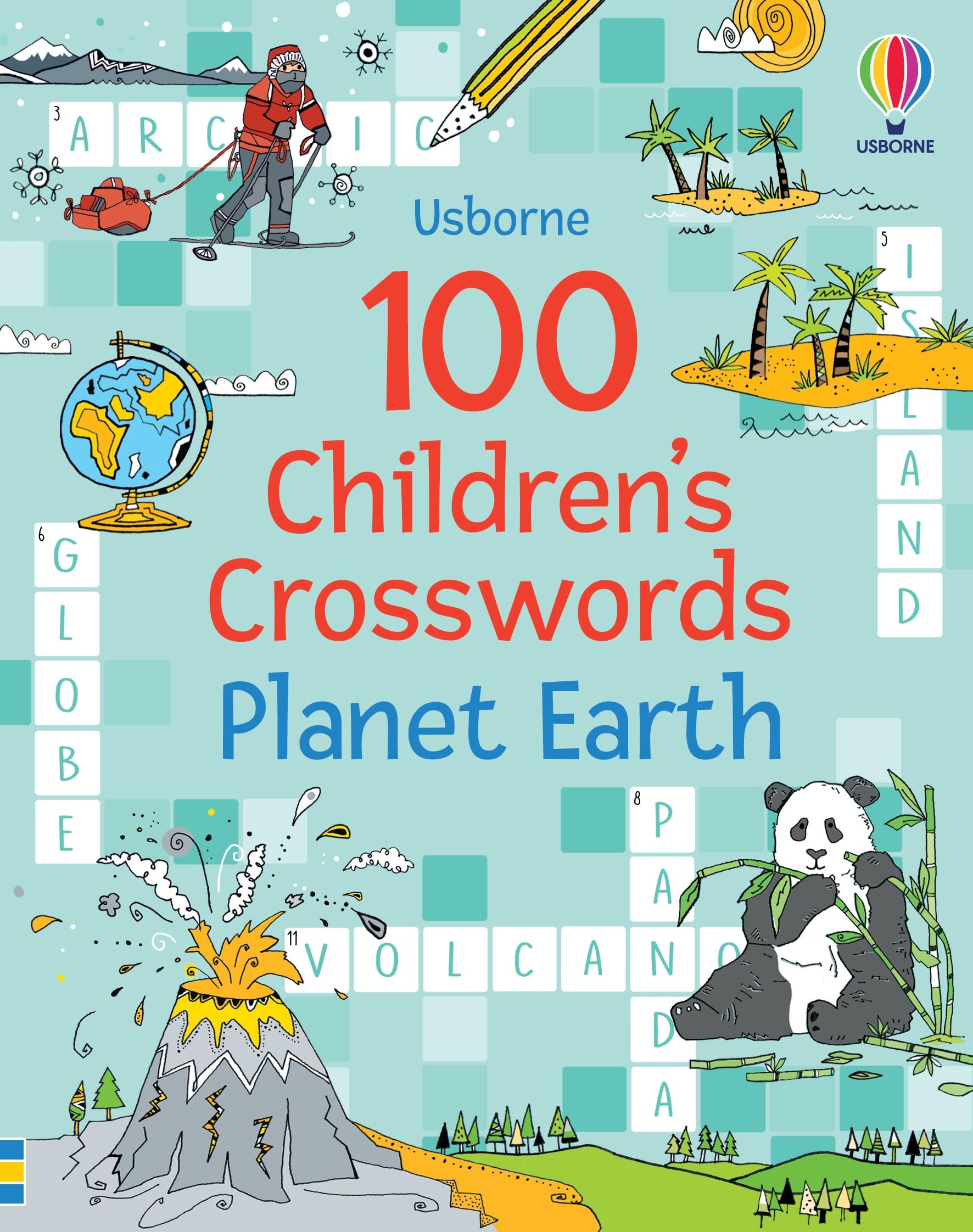 Usborne Publishing Ltd 100 Children's Crosswords: Planet Earth