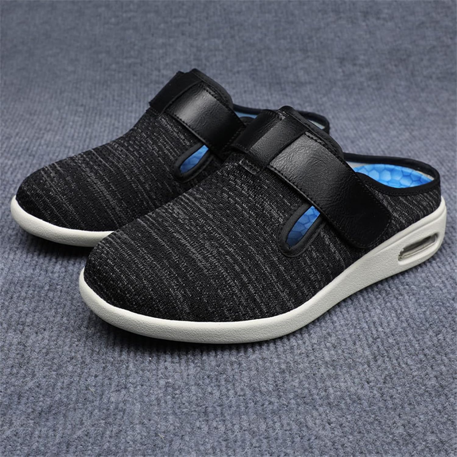 Diabetic Shoes for Man, Comfy Extra Wide Orthopedic Shoes Fit Swollen Feet, Summer and Autumn Diabetic Shoes for Elderly Man Width, for Plantar Fasciitis