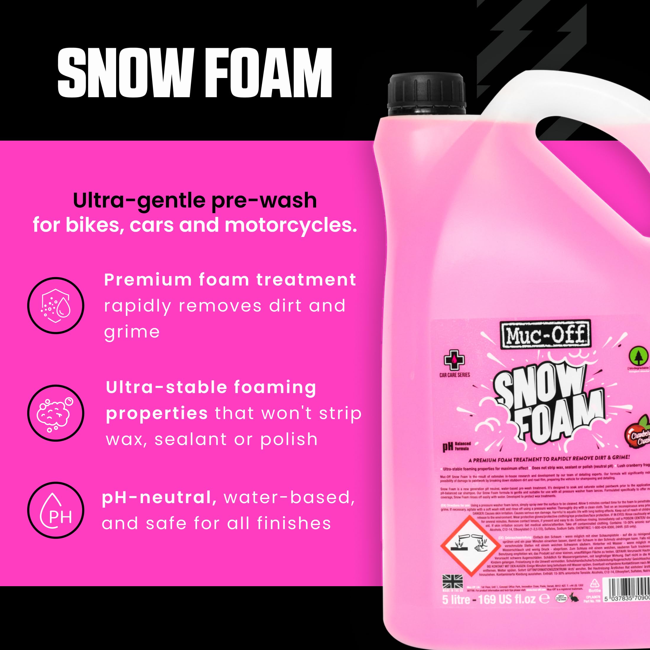 Muc-Off Schaumreiniger Bike & Moto Gr. 5 L