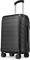 Mala de Viagem Bordo Cabine para 10Kg em fibra ABS Holysun! Turquia Preto