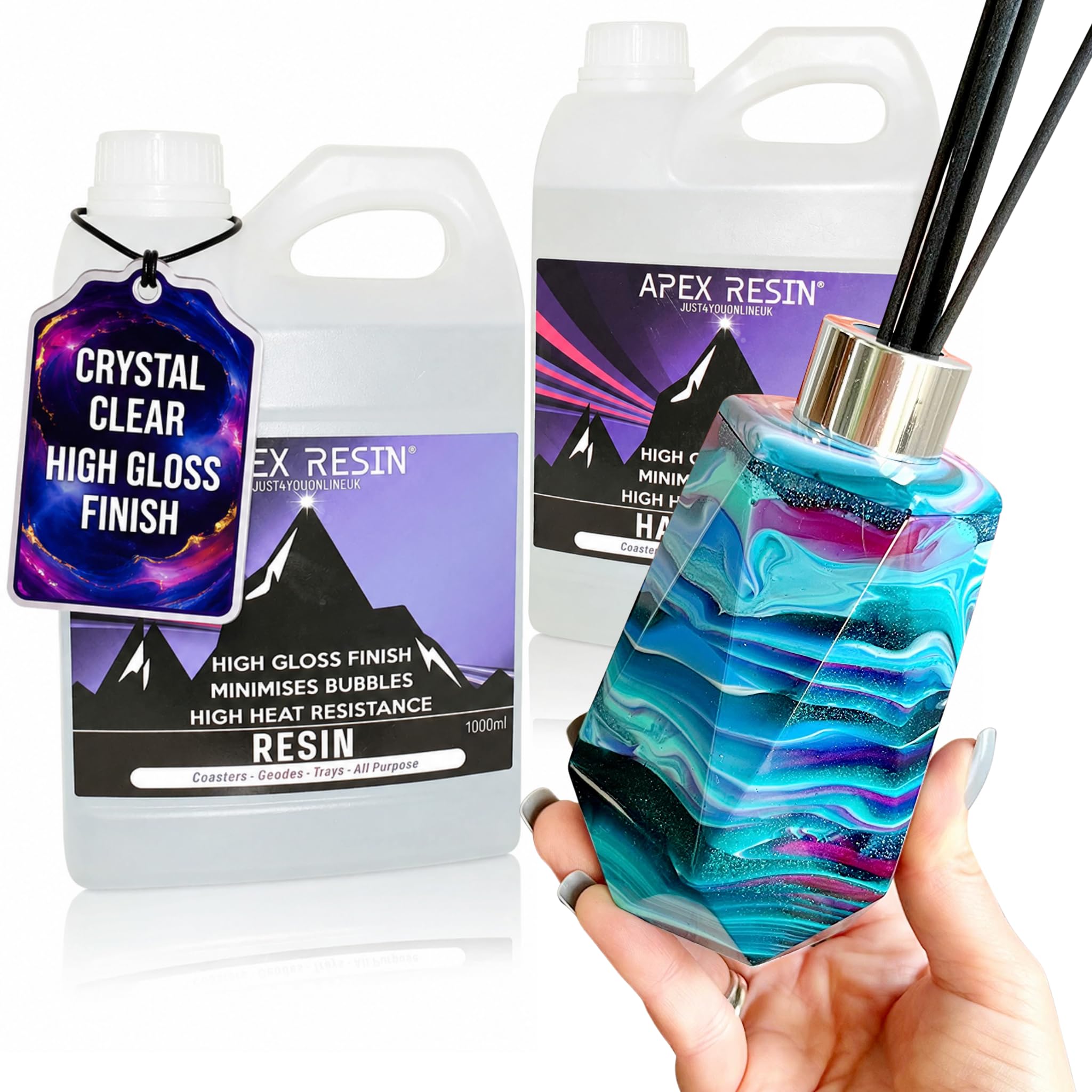 Apex Resin - Crystal Clear Resin with High Heat Resistance 2L