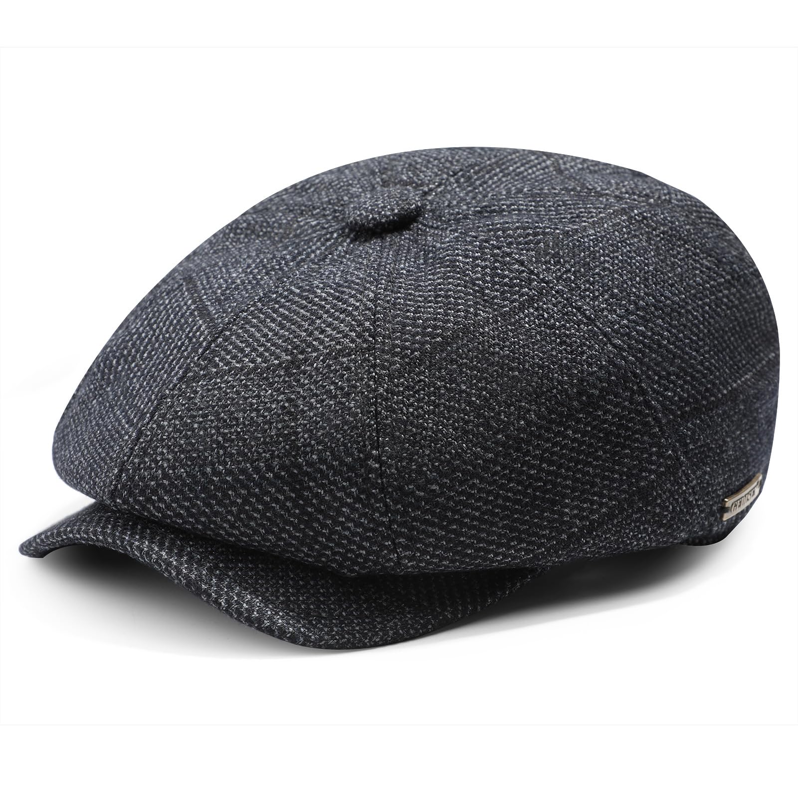 Sumolux Newsboy Cap for Men Wool Classic 8 Panel Vintage Gatsby Lvy Cabbie Hat Flat Beret Cap