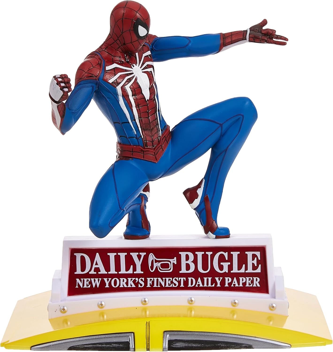 DIAMOND SELECT TOYS Marvel Gallery Spider-Man on Taxi Playstation 4 versión figura de PVC multicolor 9 pulgadas