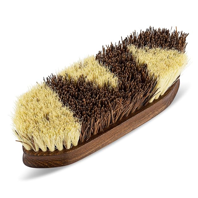 Foto 3 de 8 de Equimour Cepillo de Raiz de Madera con Coco y Sisal para Caballo