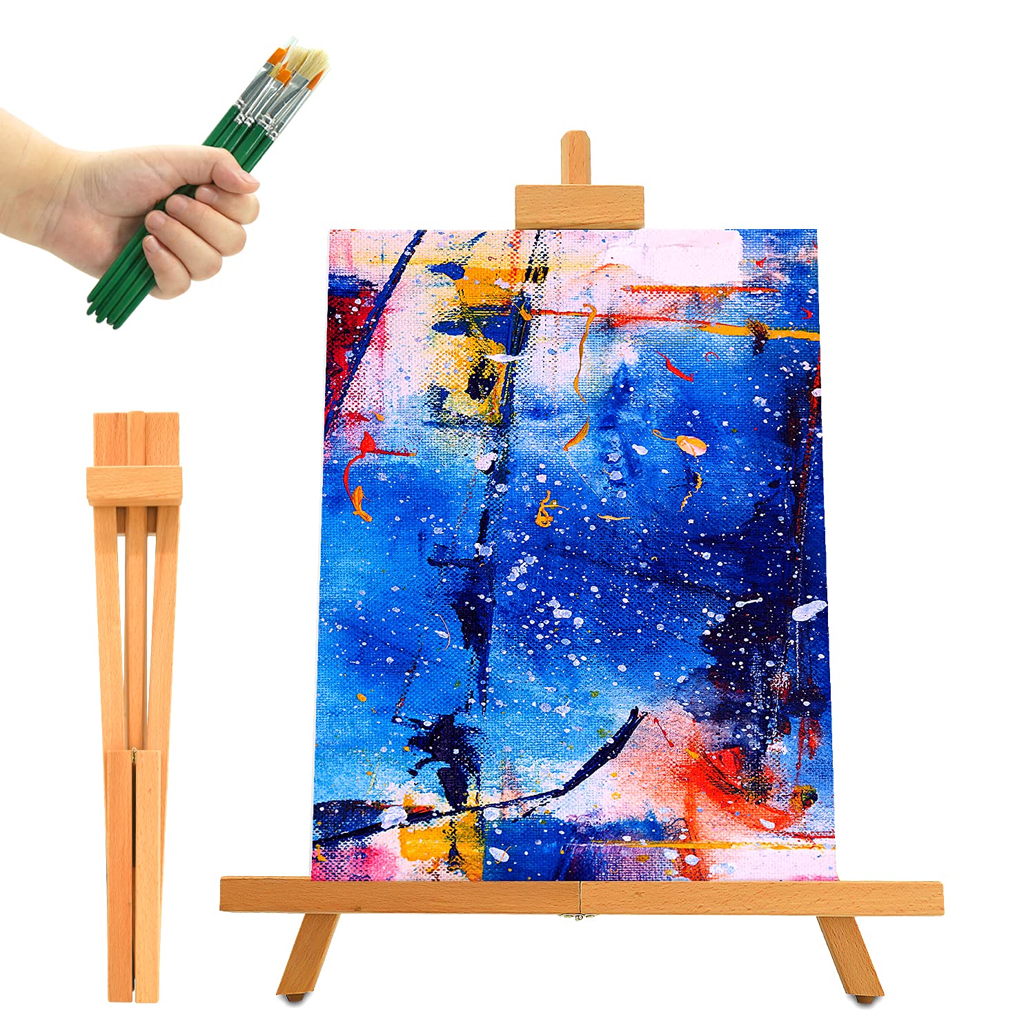 Buy AUREUO 22 Inch Tabletop AFrame Easel for Painting Adjustable