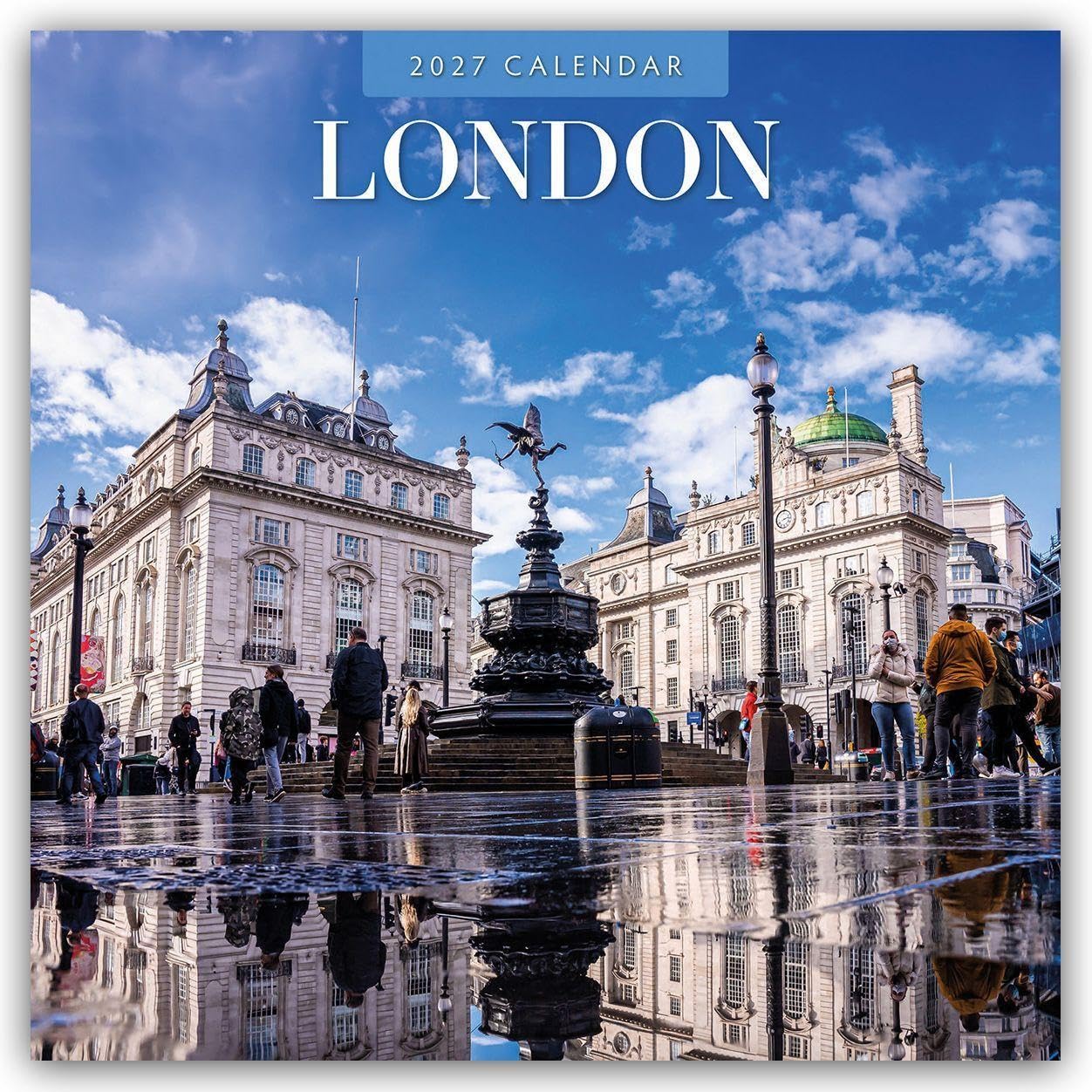 London 2027 Square Wall Calendar: Original Red Robin Publishing Ltd-Kalender [Mehrsprachig] [Kalender]