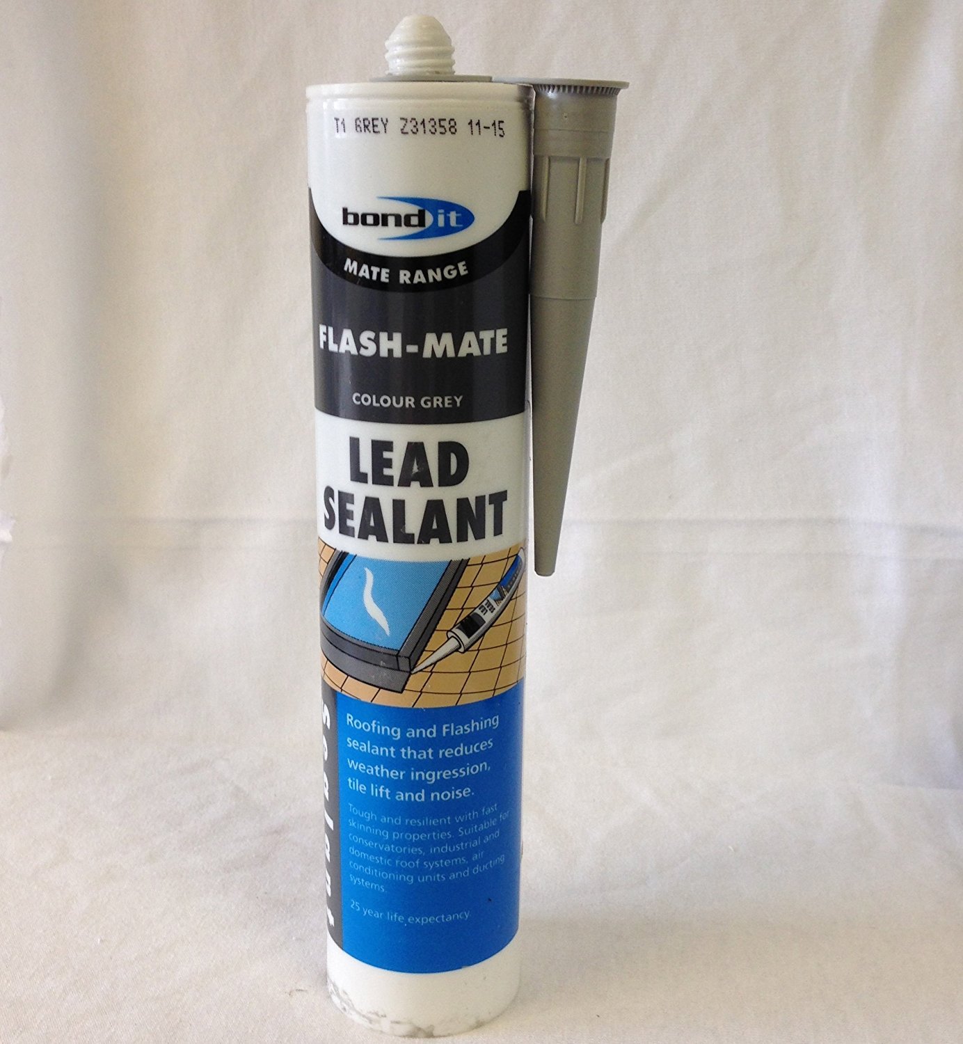 4x Grey Flash Mate Silicone Lead Sealant Roofing Flashing Leaks Repair Sheet