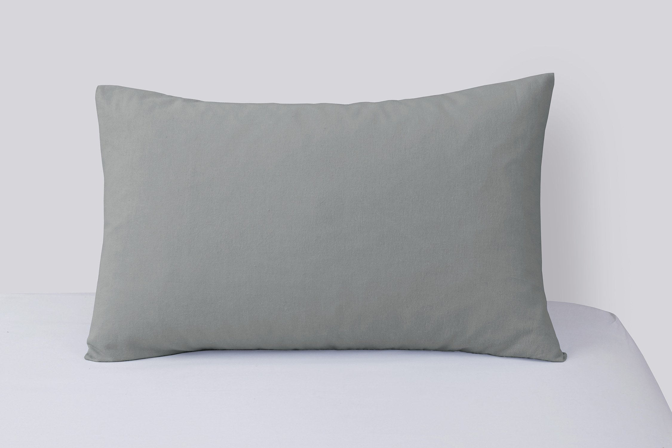 GMTEXTILES 100% Egyptian Cotton 200 TC Pair of Pillowcases, GREY
