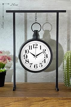 Emores Decorative Metal Table Clock