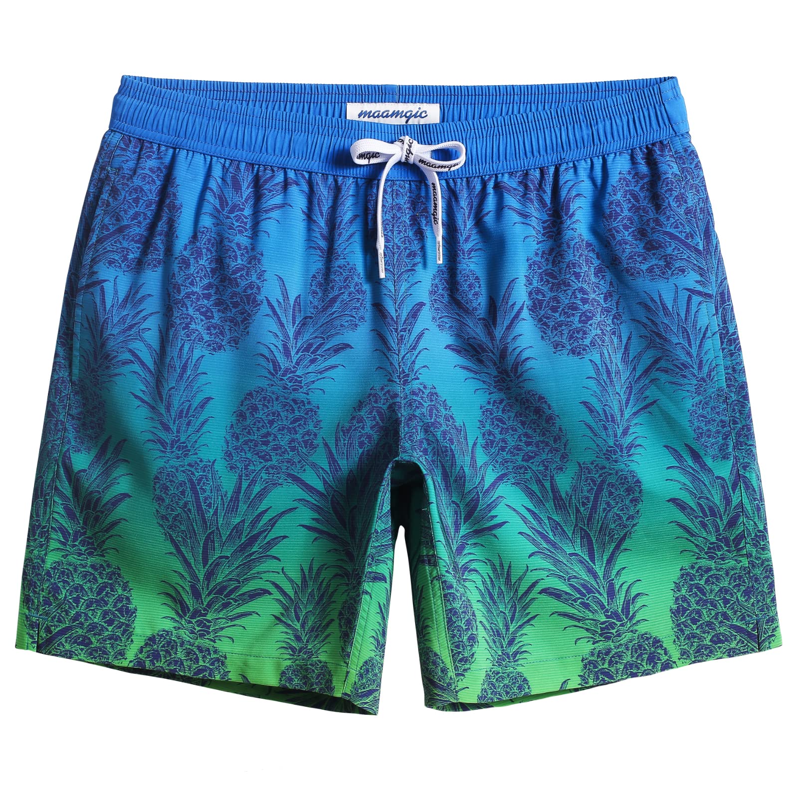 MaaMgic 7" Bañador Elastico Hombre de Natación Estiramiento de 4 vías Secado Rápido Interior de Malla Traje de Baño Deportivos 4-Way Stretch — view 24