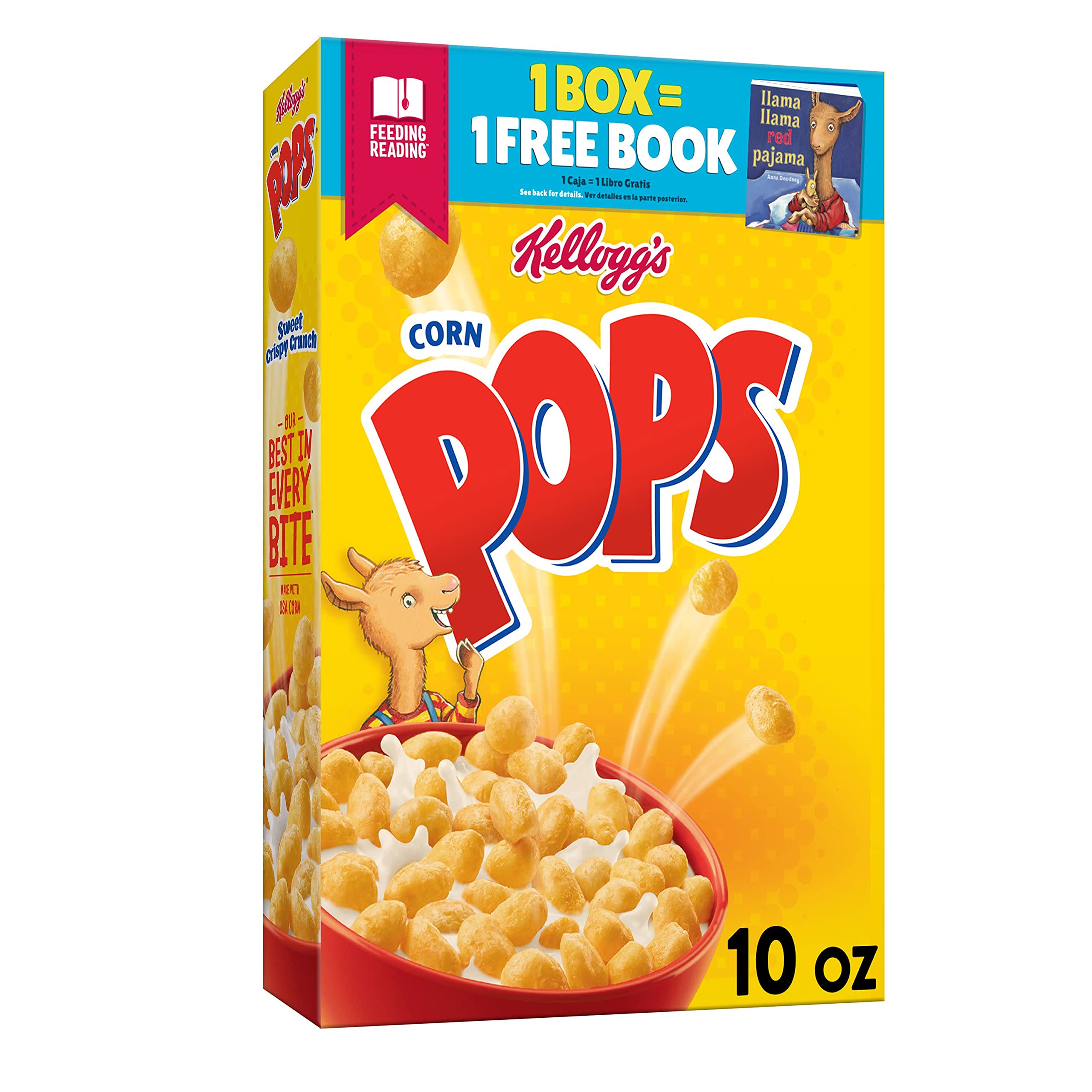 Kellogg's Corn Pops, Breakfast Cereal, Original, Excellent Source of 7
