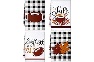 Preboun Fall Football Decorative Towels