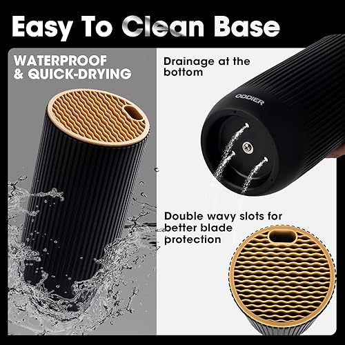 Miniatura 8 de Knife Set, 10 Piece Kitchen Knife Set with Block and Sharpener, Anti-Rust Stainless Steel Knives Set for Kitchen, Chef Universal Knife Block Set,