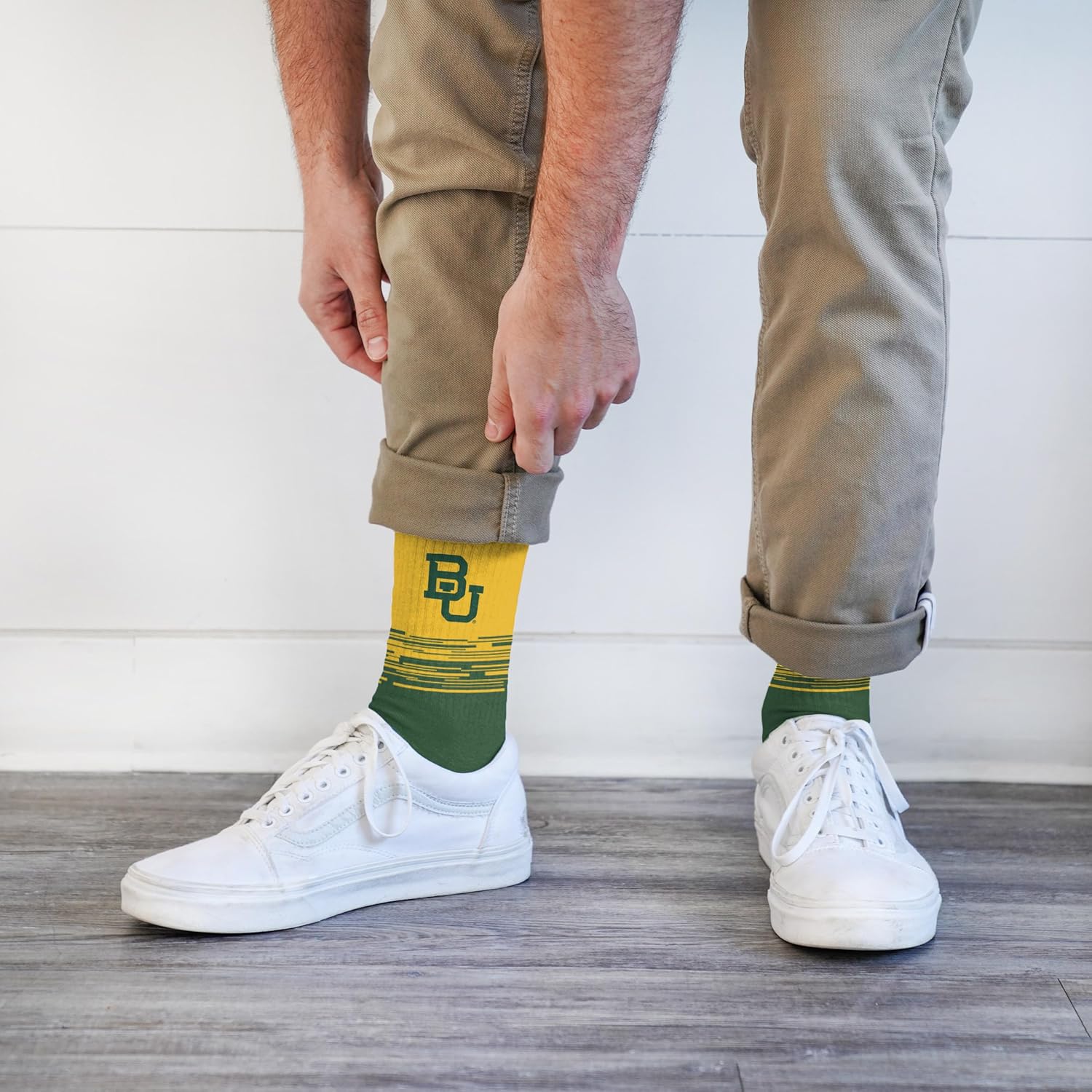 For Bare Feet NCAA mens Elevate Crew Sock