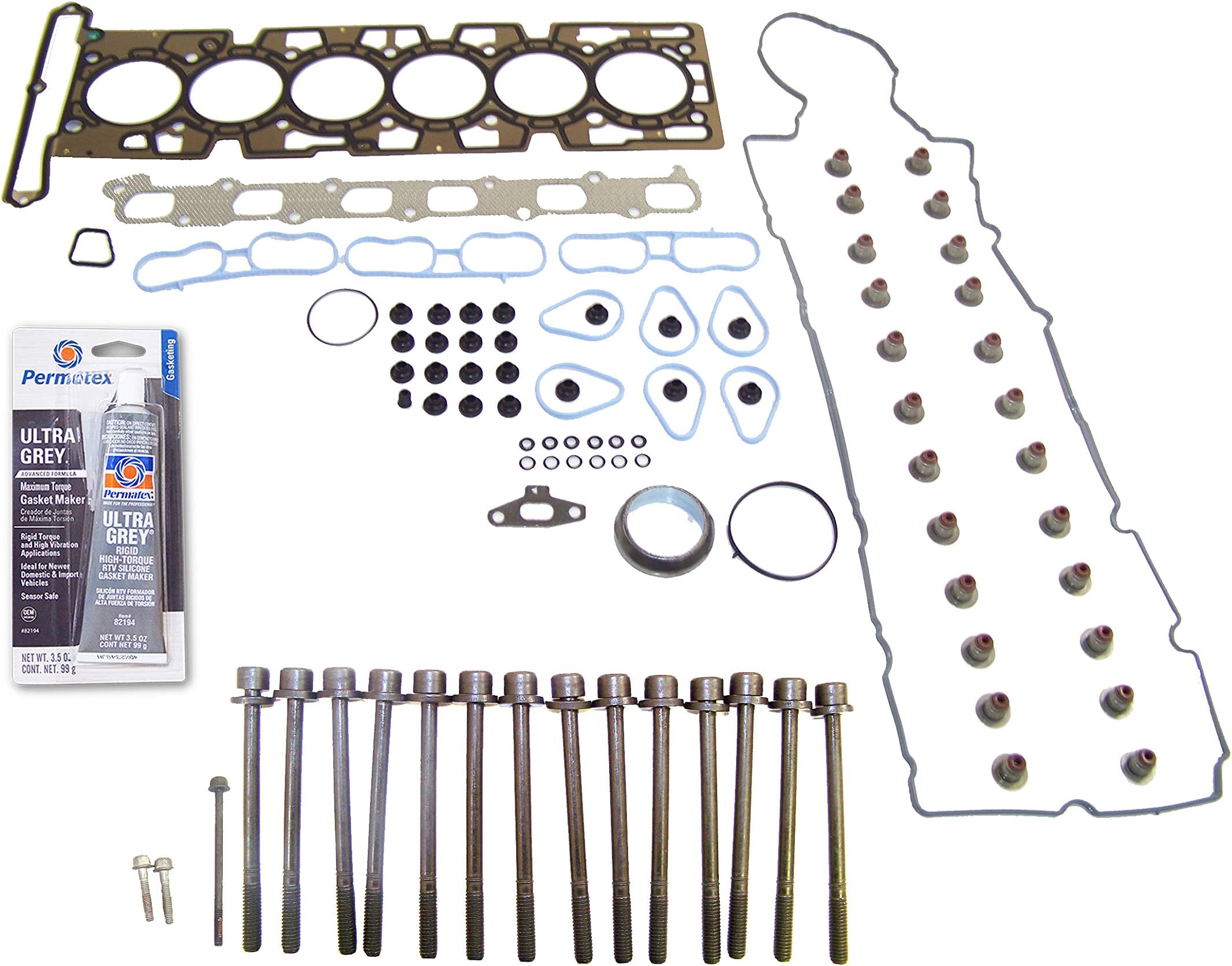 CPWK269 Head Gasket Set Bolt Kit Fits: 06-09 GMC Isuzu Ascender Saab 4.2L DOHC 24v VORTEC