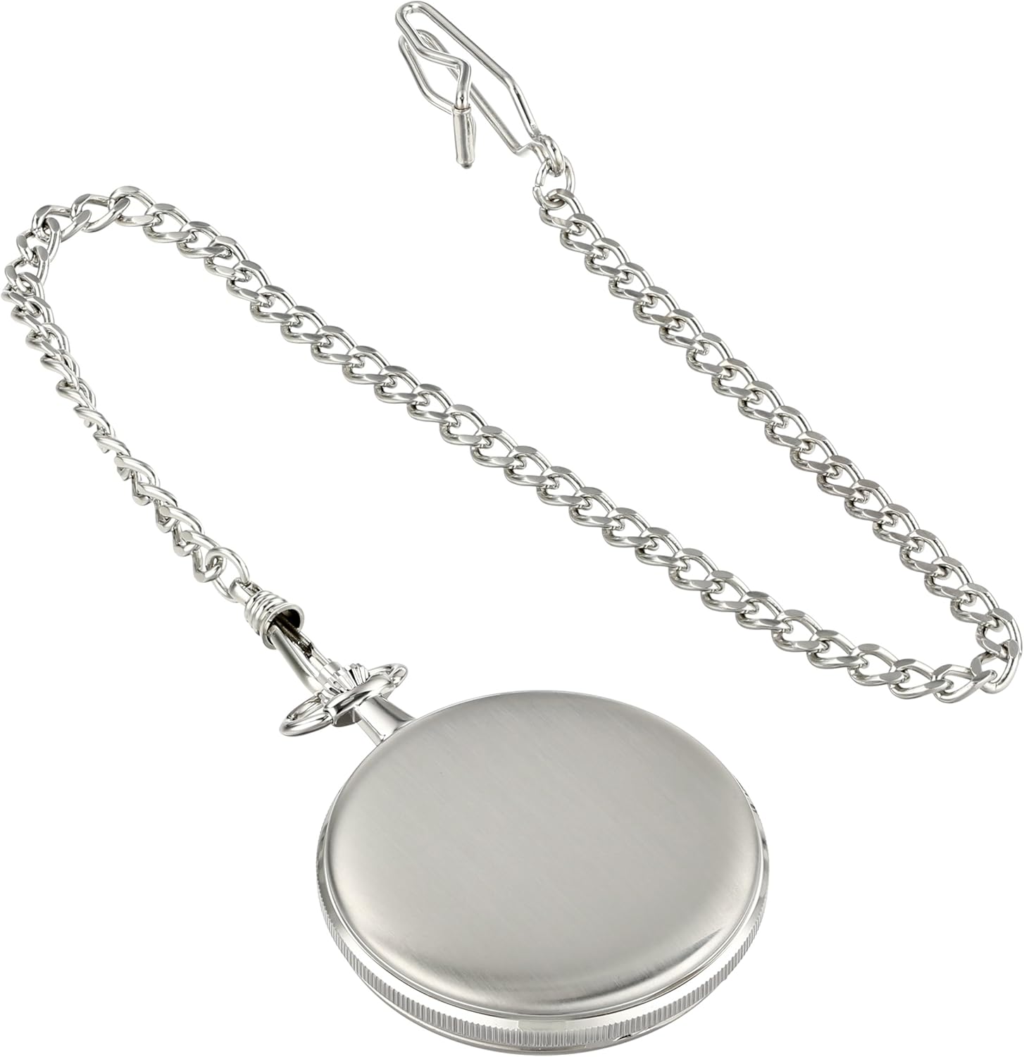 Charles-Hubert, Paris Satin Finish Mechanical Pocket Watch