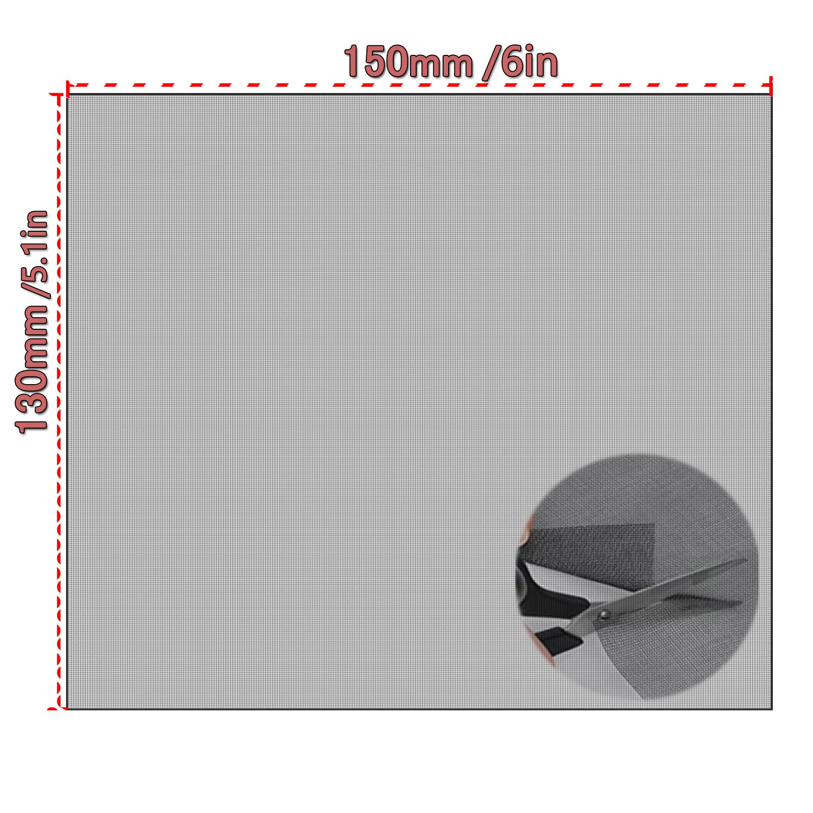 Zanzariera Per Lucernario Con Cerniera - Nero, 130x150cm, Anti-Insetti, Apertura Con Zip Per Accesso - Foto 5