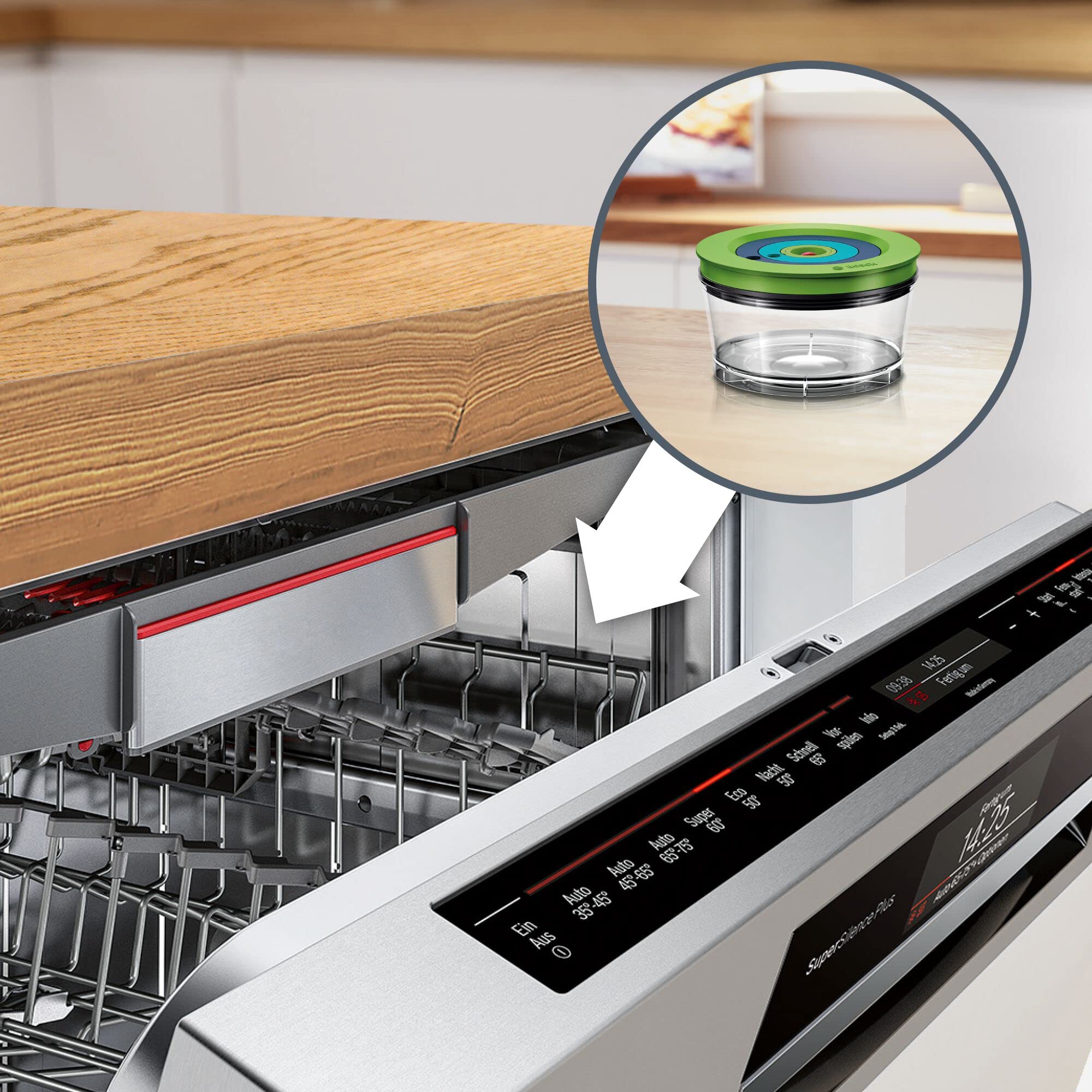 Bosch Hogar Bosch MMBV622M VitaMaxx - Batidora de vaso al vacío, con potencia de conexión 1000W, color plata, incluye Jarra de plástico tritán 1,5L y recipiente de vacío 0,75L