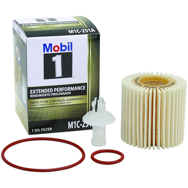 Filtro de óleo Mobil 1 M1C-251A de desempenho estendido para carros, SUVs, caminhões e vans, com 6 unidades