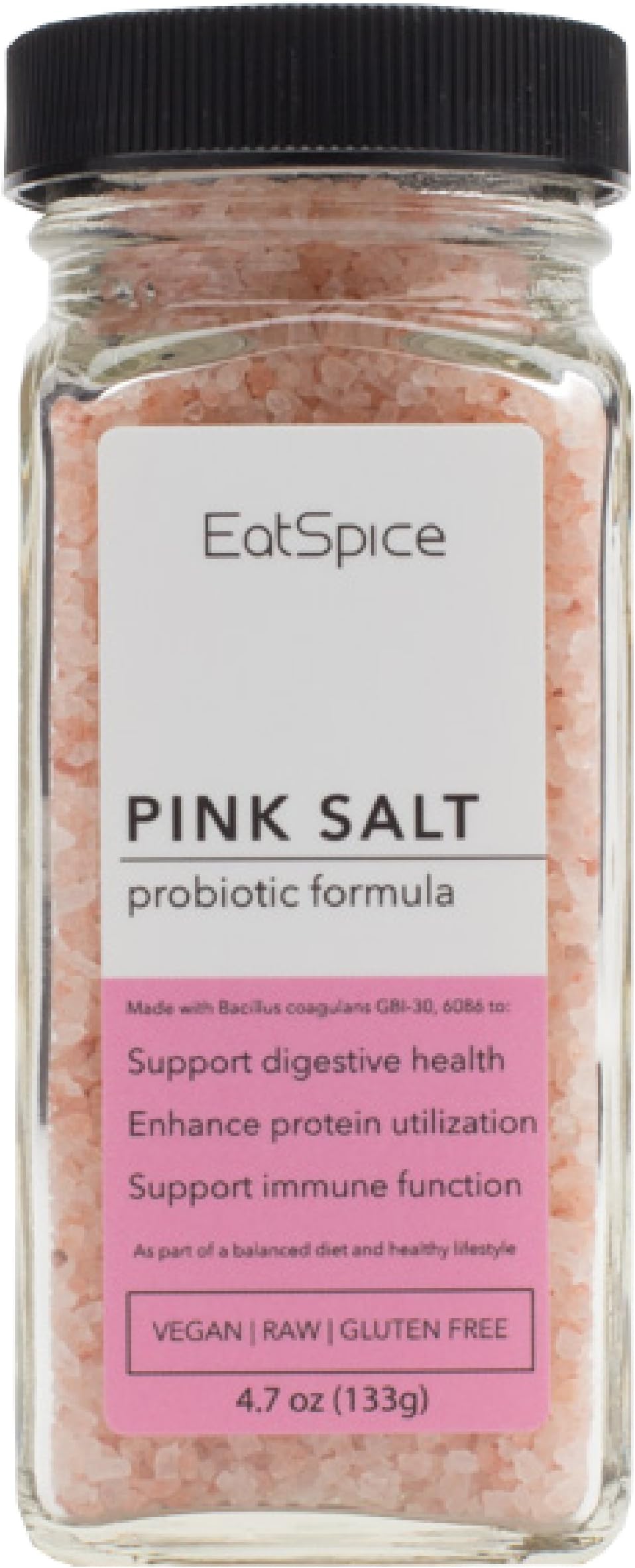 Pink Himalayan Sea Salt with Probiotics by EatSpice for Digestion and Metabolism