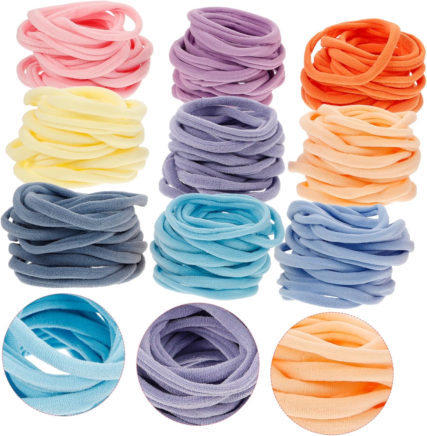 Gadpiparty 4sets 180pcs Multicolored Elastic Loom Potholder Weaving Loops DIY Craft Supplies for Beginners High Durability for Creative Projects Meaningful 180pcs*4