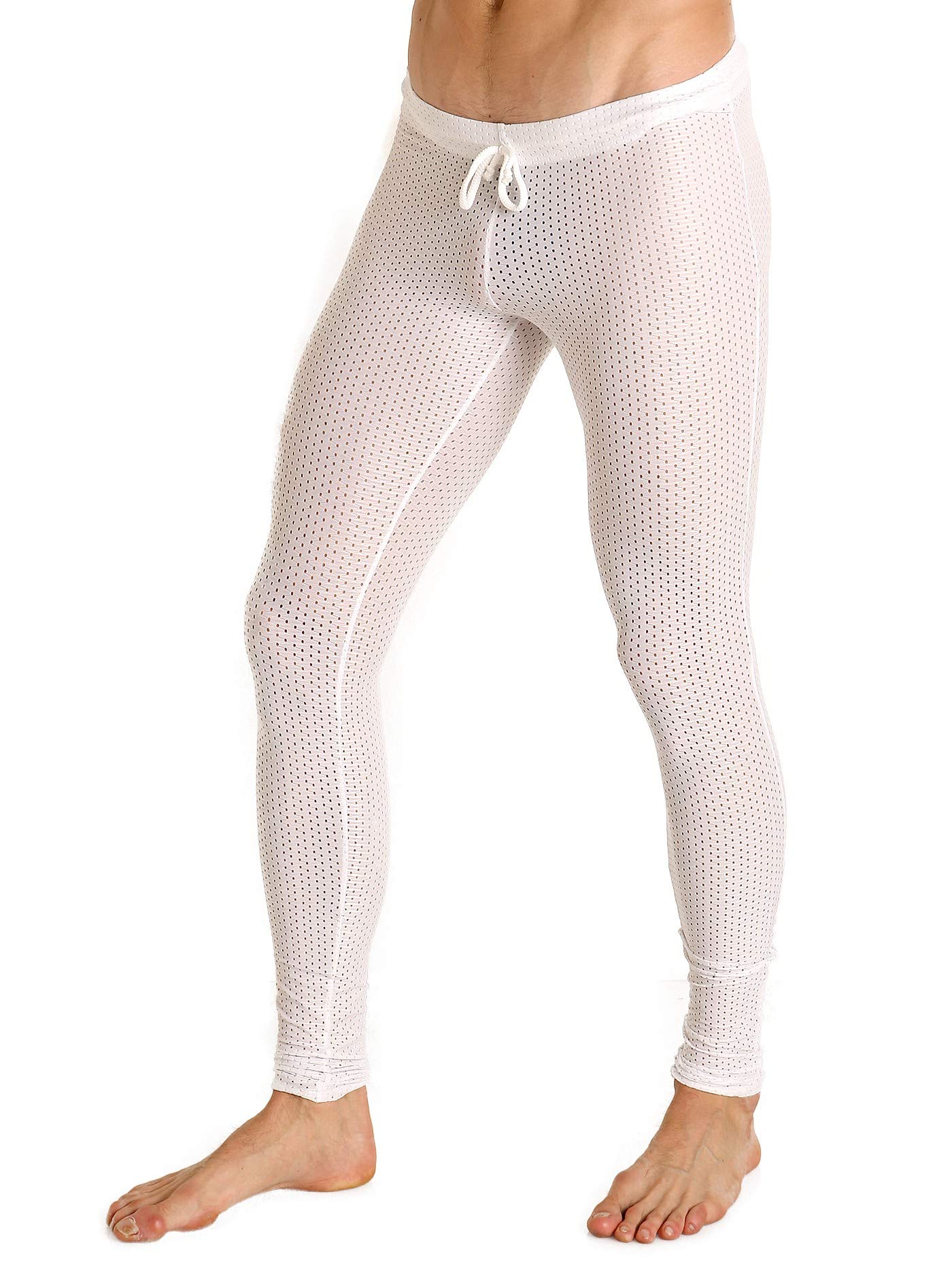 white lycra tights