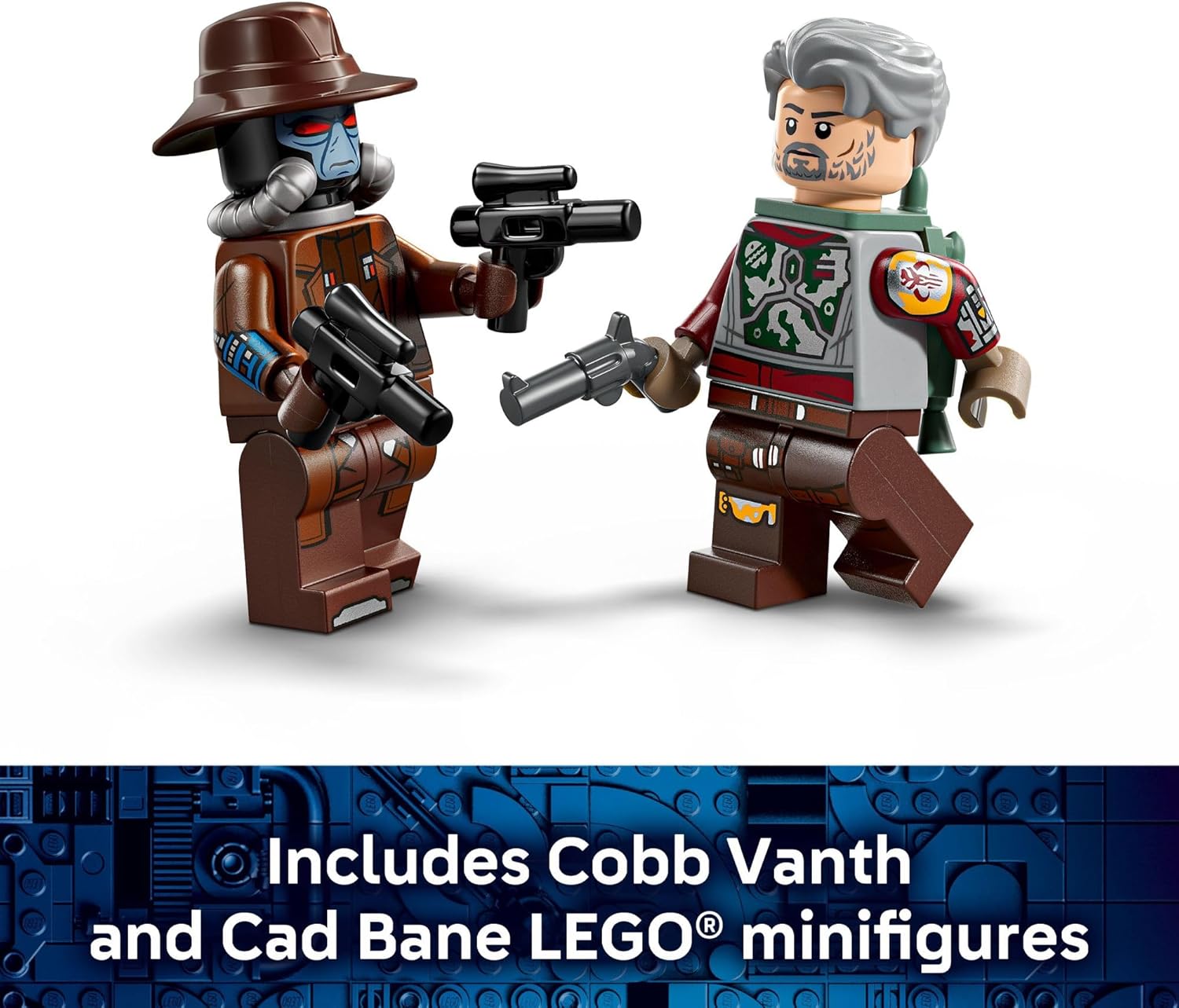 LEGO Star Wars Cobb Vanth’s Speeder Building Toy for Boys & Girls - Pretend Play Space Vehicle for Kids & Fans, Ages 7+ - Gift for Birthdays - W/Cobb Vanth & Cad Bane Minifigures - 75437 - Image 5
